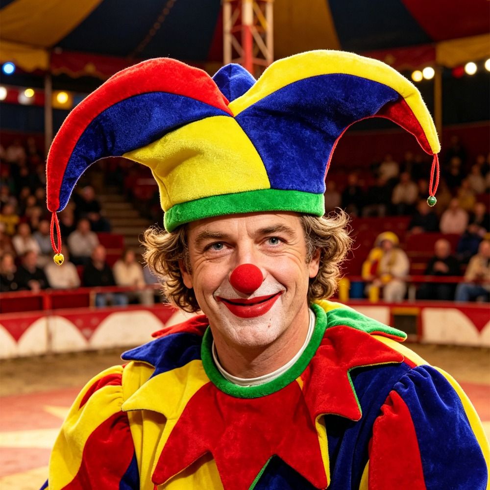 Cosplay Prop Designer - Cap Prop Multicolor Clown Hat Funny