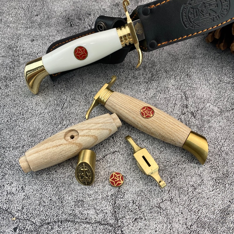 Craft Knife Set - Russian Federation Natural Solid Wood Handle