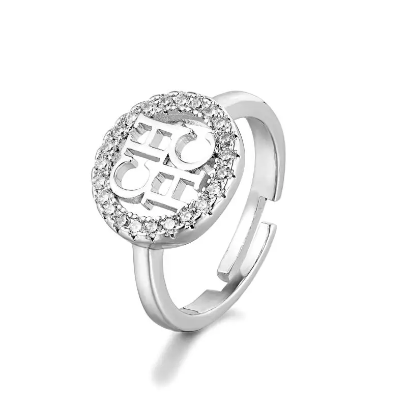 CH Two-Tone Zircon Hollow Lett - Cosplay Prop Designer 评论和价格