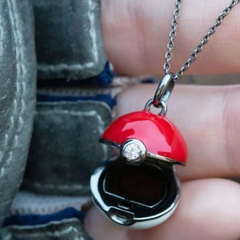 Poke Ball Necklace Pokemon Fig - Pokeball Cosplay Prop 评论和价格