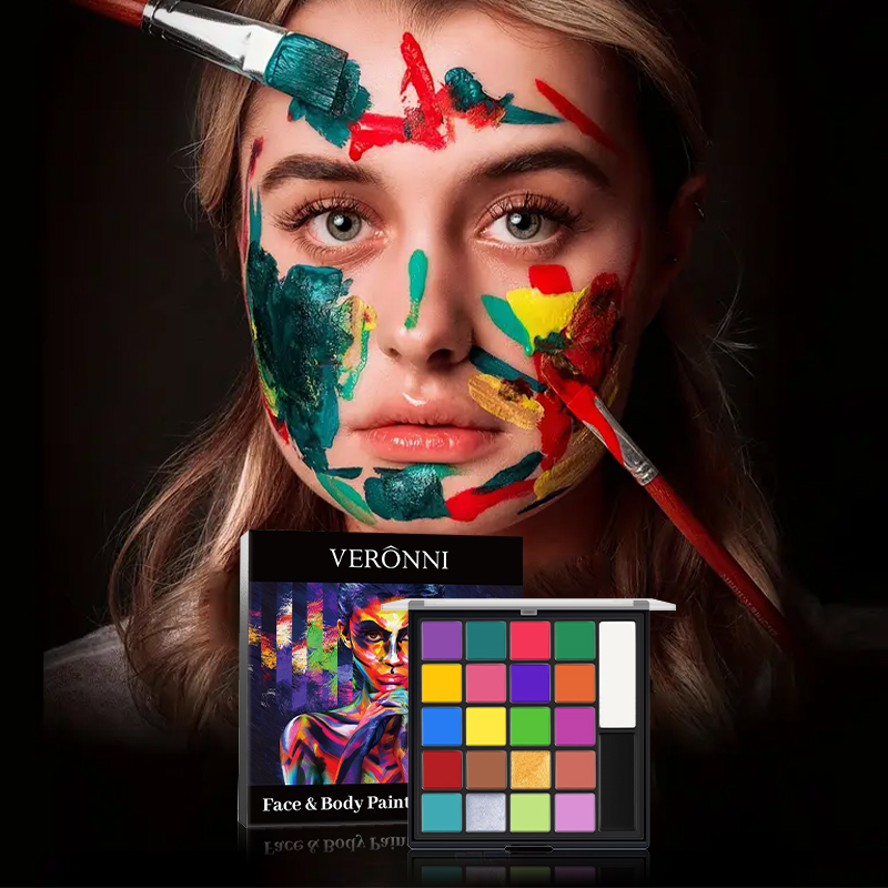 20 Colors Face Body Paint Pale - Cosplay Prop Paint 评论和价格