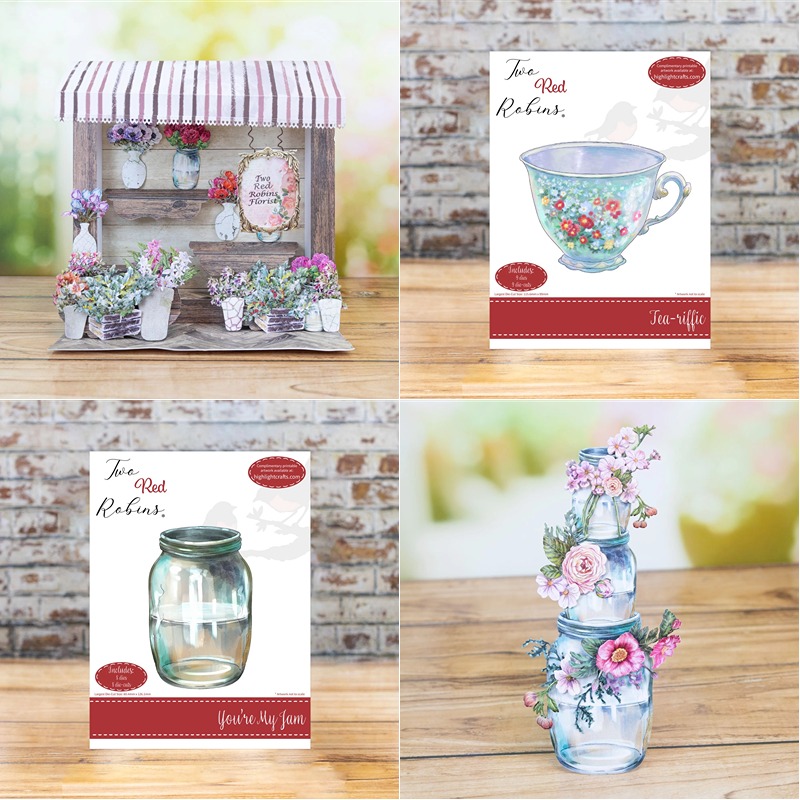 Cerise Bloom Die Set Craft Met - Craft Knife Set 评论和价格