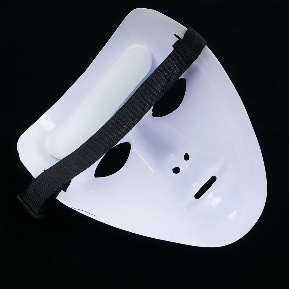 Halloween Pvc White Face Mask  - Cosplay Prop Paint 评论和价格