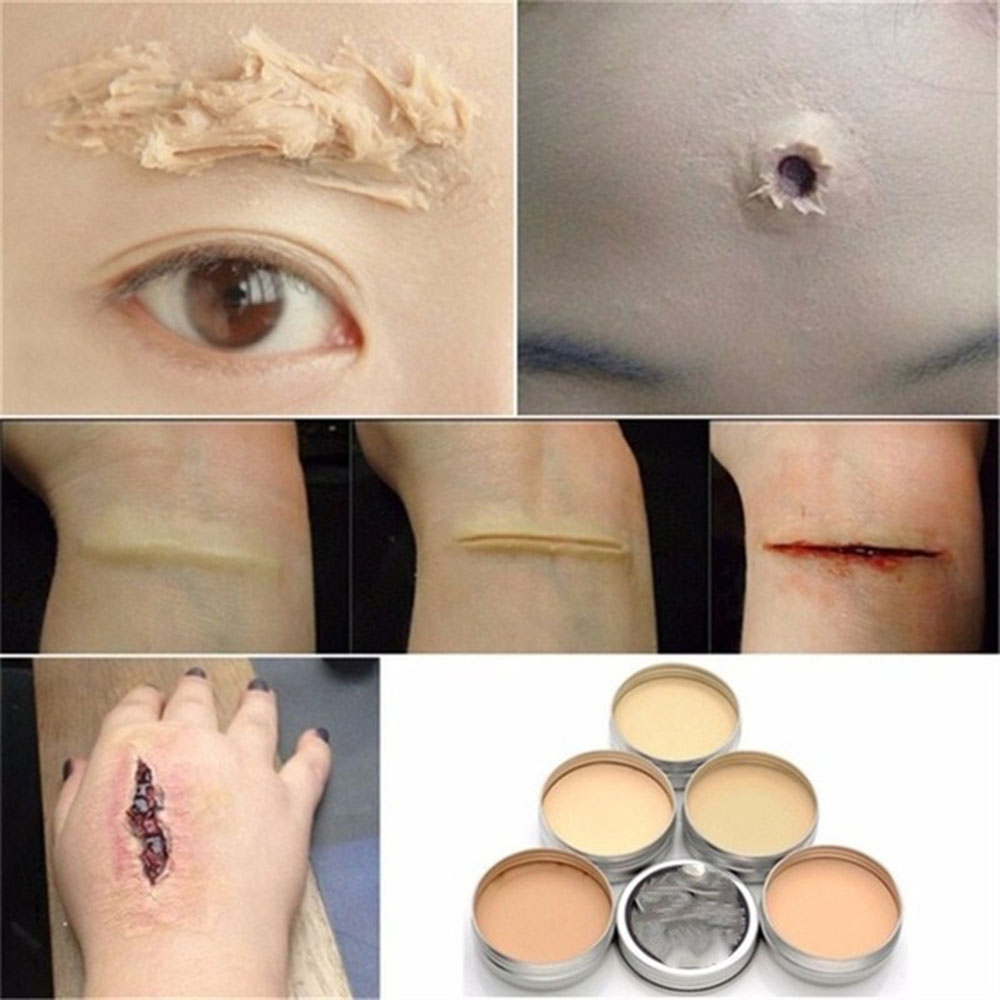 30g Face Body Fake Scar Wax Ha - Cosplay Prop Paint 评论和价格