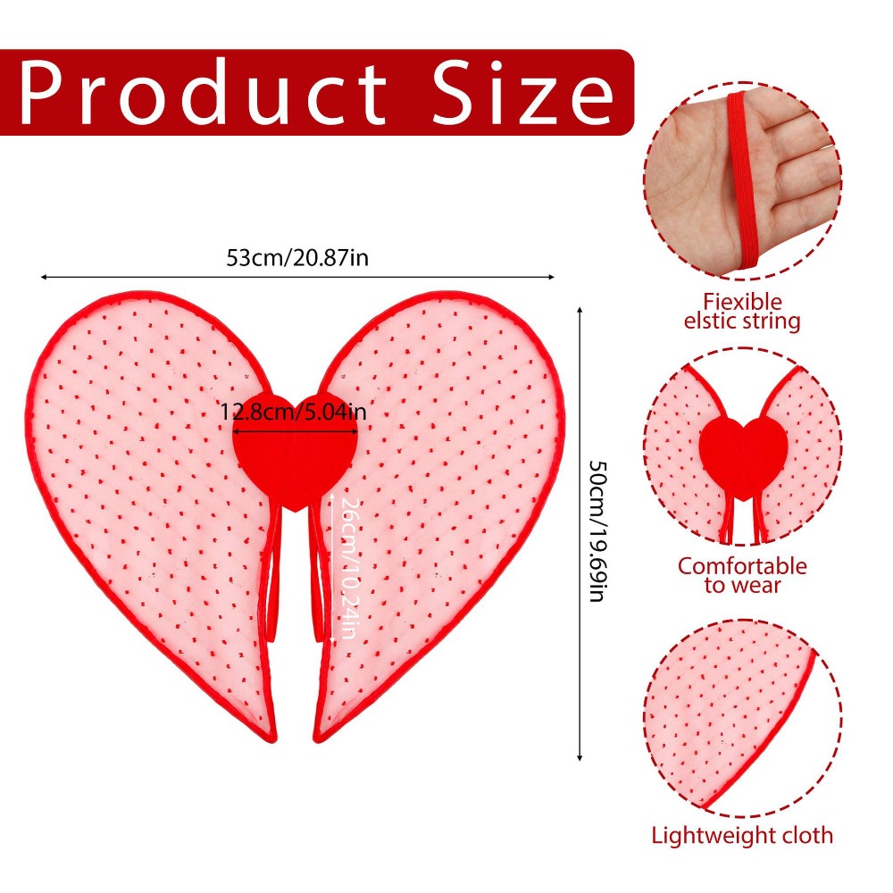 Organza Material Heart Wings C - Cosplay Prop Designer 评论和价格