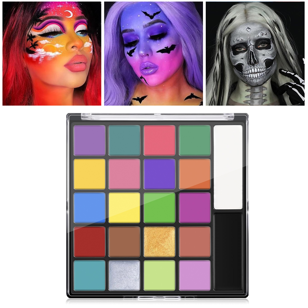 22 Color Face Body Painting Ki - Cosplay Prop Paint 评论和价格