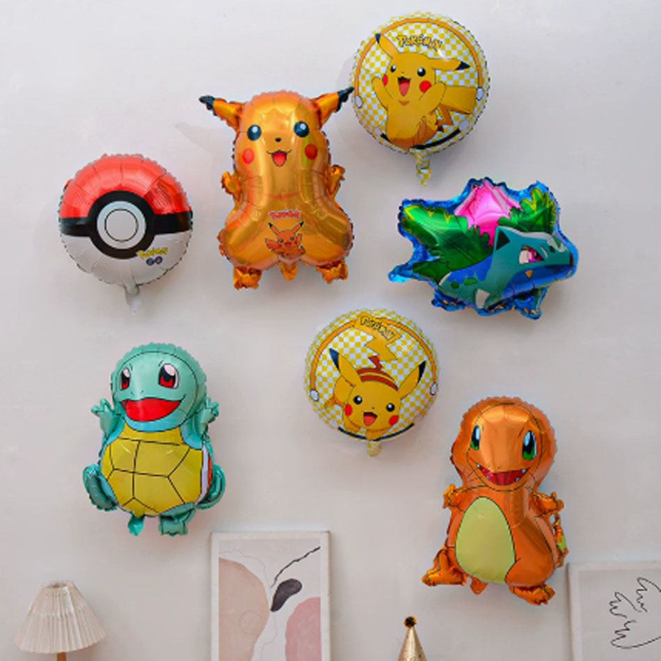 2026  6Pcs Cartoon Pikachu Bir - Pokeball Cosplay Prop 评论和价格