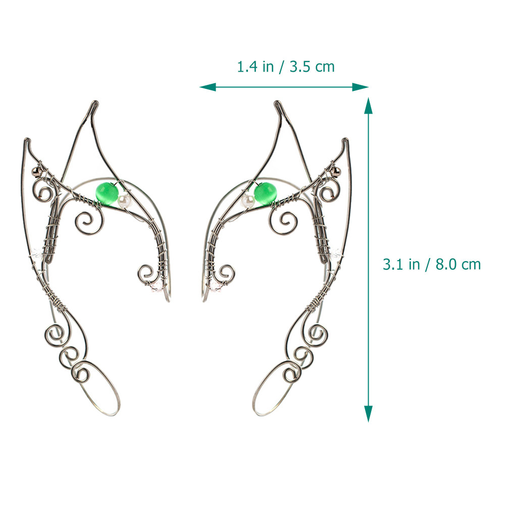 1Pair Fairy Ear Cuffs Non Pier - Cosplay Prop Designer 评论和价格