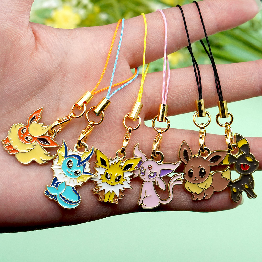 6Pcs Hot Anime Pokemon Eevee P - Evoker Cosplay Prop 评论和价格