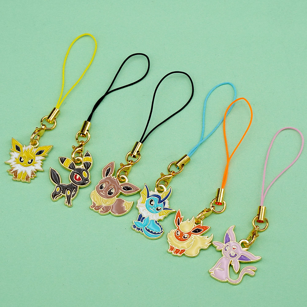 6Pcs Hot Anime Pokemon Eevee P - Evoker Cosplay Prop 评论和价格