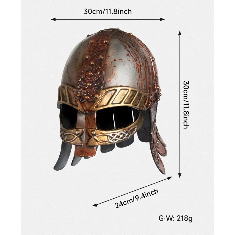 2026 New Viking Helmet Medieva - Cosplay Props Eva Foam 评论和价格
