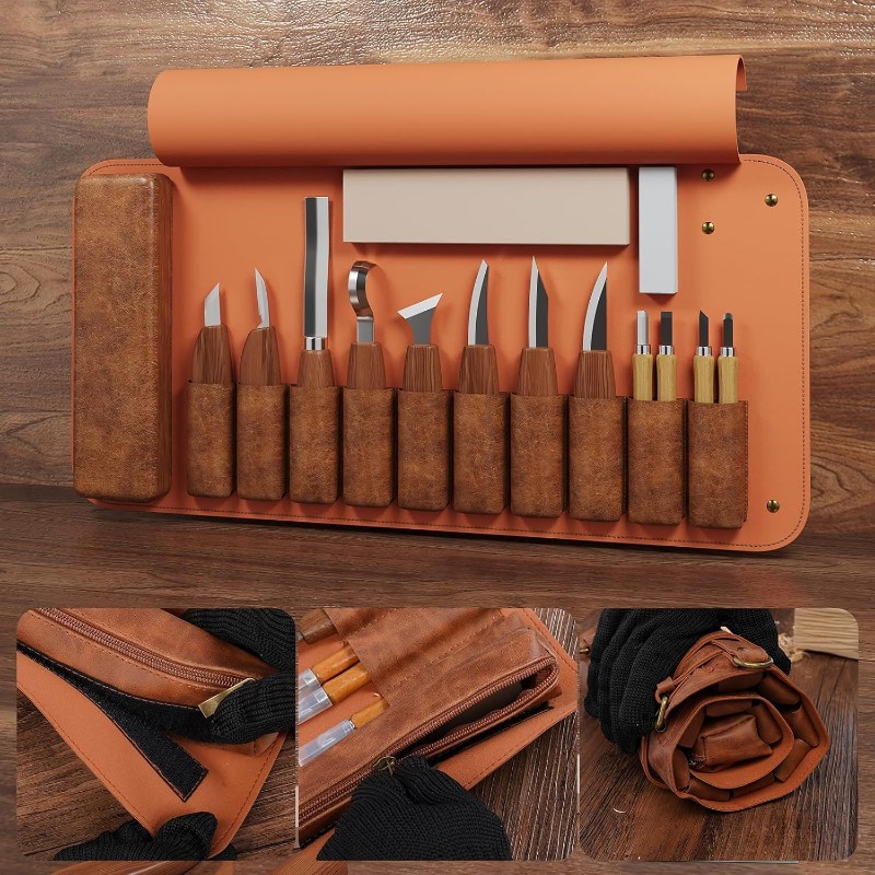 Handmade Wood Carving Tool Set - Craft Knife Set 评论和价格