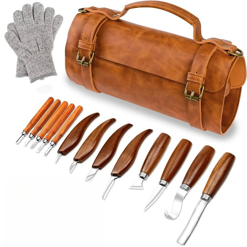 Handmade Wood Carving Tool Set - Craft Knife Set 评论和价格
