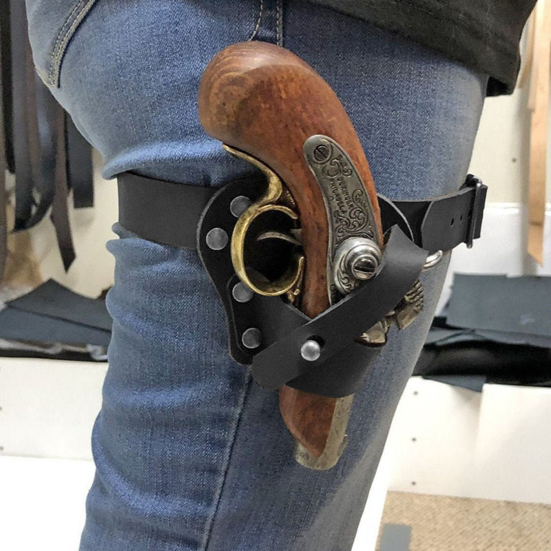 Mini Pistol Derringer Leg Gart - Cosplay Prop Pistol 评论和价格