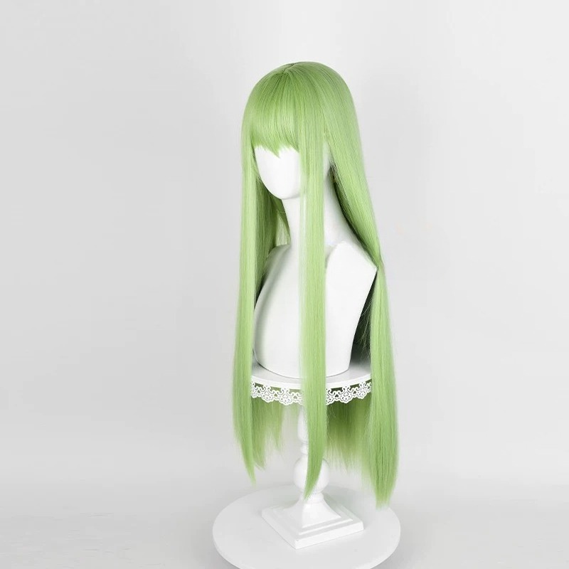 Anime CC Cosplay Green Wig Lon - Prop Para Cosplay 评论和价格