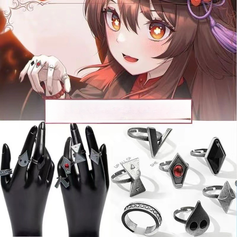 Genshin Impact Hu Tao Ring Cos - Cosplay Prop Designer 评论和价格