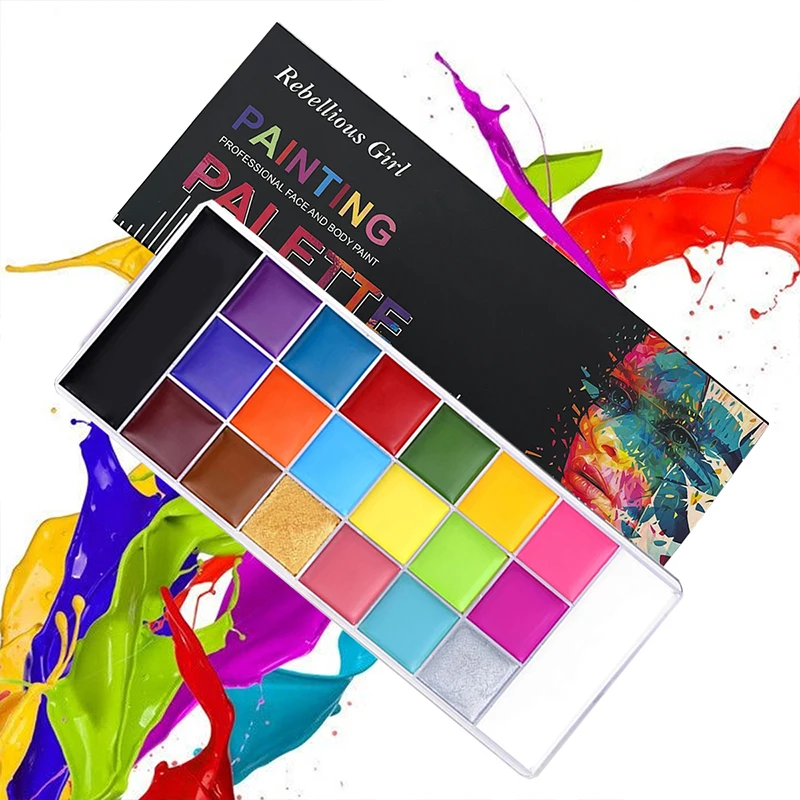 20 Colors Face Body Oil Painti - Cosplay Prop Paint 评论和价格