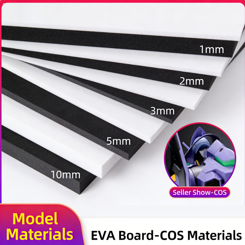 38-Degree Black EVA Foam Board - Cosplay Props Eva Foam 评论和价格