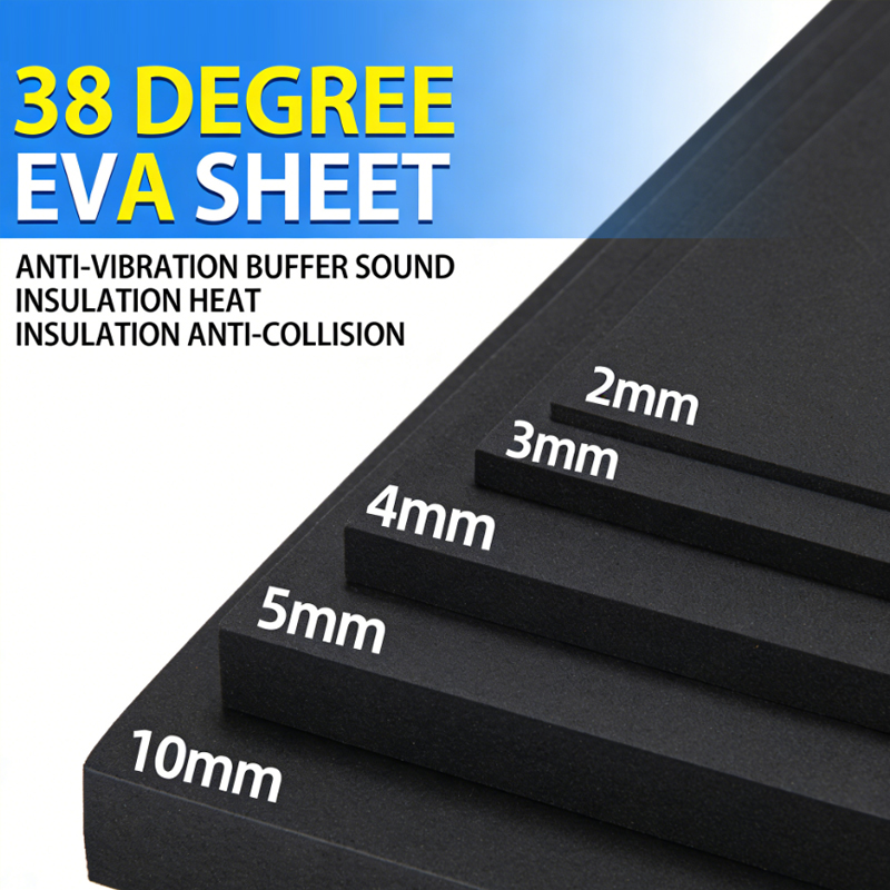 38-Degree Black EVA Foam Board - Cosplay Props Eva Foam 评论和价格