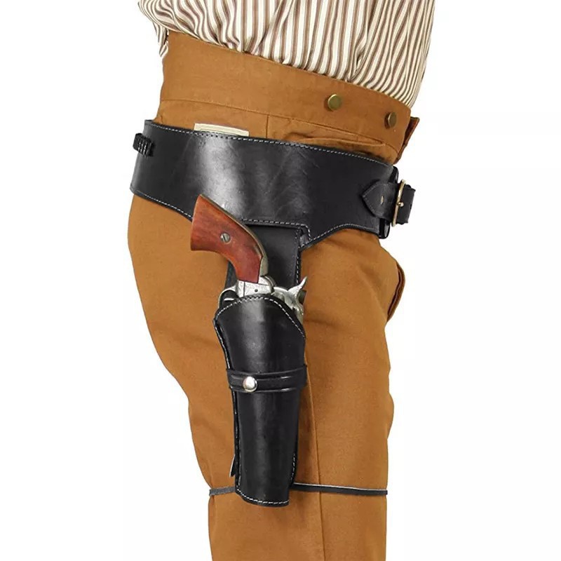 Vintage West Cowboy Thigh Hols - Cosplay Prop Pistol 评论和价格