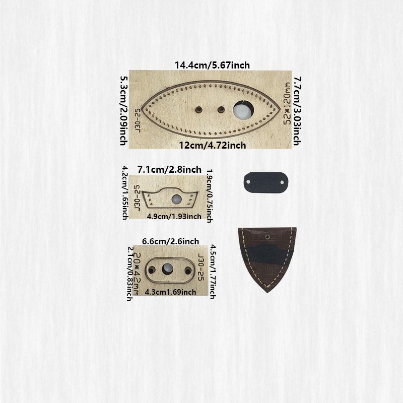 Leather Shield Three-Piece Set - Craft Knife Set 评论和价格