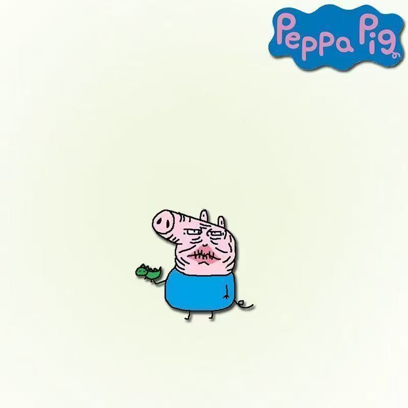 Peppa Pig Abstract Funny Face  - Acrylic Cosplay Prop 评论和价格